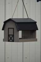 Poly Lumber Mini Barn Large Handcrafted Hanging Bird feeder, Songbird Essentials
