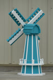 30" Octagon Poly Dutch Windmill (Aruba Blue with White trim)