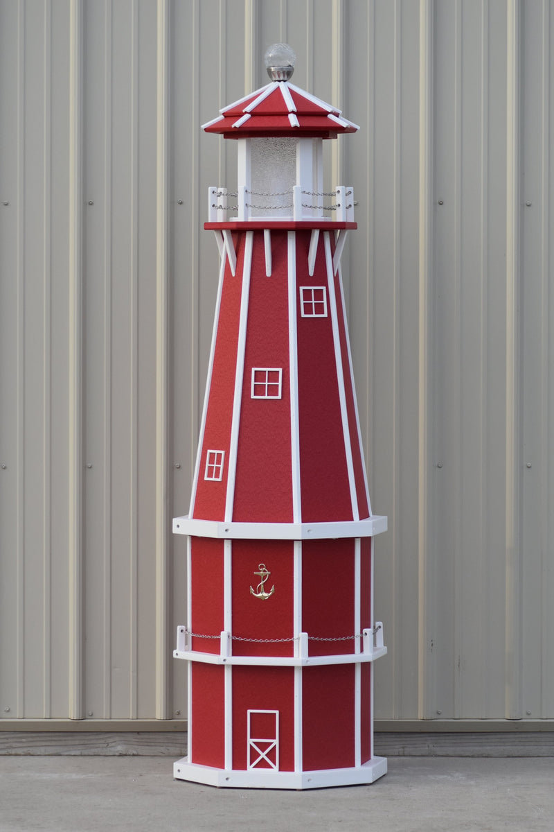 Poly Lighthouses-6' Poly Lighthouses – NMW Crafts