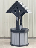 5.5 ft. Poly Wishing Wells with Planter Bucket