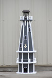 3 ft. Octagon, Solar Powered Poly Lighthouses
