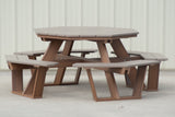 Heavy Duty Octagon Poly lumber Picnic Table