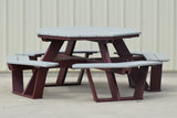 Heavy Duty Octagon Poly lumber Picnic Table