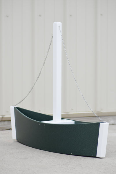 boat plant pot 3 foot Decorative Sailboat Flower Pot, (Flower Planter) Green/White – NMW  Crafts