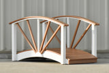Poly Ornamental 3' Landscape Bridge, Carmel/White