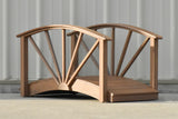 Poly Ornamental 3' Landscape Bridge, Mahogany