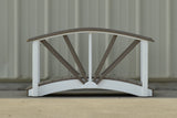 Poly Ornamental 3' Landscape Bridge, Clay/White