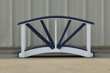 Poly Ornamental 3' Landscape Bridge, Patriot Blue/White