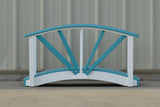 Poly Ornamental 3' Landscape Bridge, Aruba/White