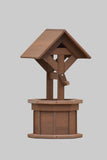 2 ft. Poly Wishing Well Flower Planter, (Antique Mahogany)