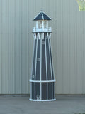 10 foot Solar and Electric Powered Poly Lighthouse. (Poly Lumber Lighthouses)