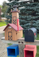 Poly USPS Mailbox with Lighthouse