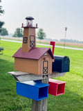 Poly USPS Mailbox with Lighthouse