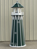 8 foot Solar and Electric Powered Poly Lighthouses. (Poly Lumber Lighthouses)