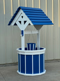5.5 ft. Poly Wishing Wells with Planter Bucket