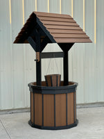 5.5 ft. Poly Wishing Wells with Planter Bucket