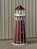 8 foot Solar and Electric Powered Poly Lighthouses. (Poly Lumber Lighthouses)