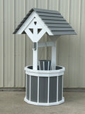 5.5 ft. Poly Wishing Wells with Planter Bucket