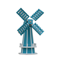 30" Octagon Poly Dutch Windmill (Aruba Blue with White trim)