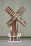 30" Octagon Poly Dutch Windmill (Carmel with white trim)