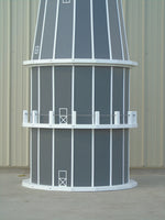 12 foot Solar and Electric Powered Poly Lighthouse. (Poly Lumber Lighthouses)