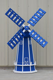 5 ft. Octagon Poly Dutch Windmill (Blue/white trim)