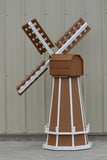 5 ft. Octagon Poly Dutch Windmill (Carmel with white trim)
