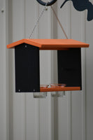 Poly Oriole Double Bird Feeder, Nectar, Jelly and Orange Feeder
