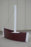 3 foot Decorative Sailboat Flower Pot, (Flower Planter)