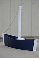 3 foot Decorative Sailboat Flower Pot, (Flower Planter)