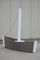 3 foot Decorative Sailboat Flower Pot, (Flower Planter)