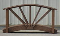 Poly Ornamental 3' Landscape Bridge, Mahogany