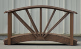 Poly Ornamental 3' Landscape Bridge, Mahogany