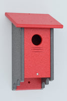 Poly lumber Blue Bird House for Bluebirds and Finches