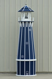 10 foot Solar and Electric Powered Poly Lighthouse. (Poly Lumber Lighthouses)