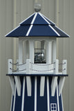 10 foot Solar and Electric Powered Poly Lighthouse. (Poly Lumber Lighthouses)
