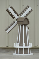 30" Octagon Poly Dutch Windmill (Clay/white trim)