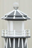 6 foot Poly Lighthouse Gray and White