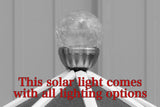 6 ft. Octagon Solar and Electric Powered Poly Lighthouses Gray and White